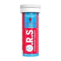 O.R.S Hydration Tablets - STRAWBERRY (12 Soluble Tablets)